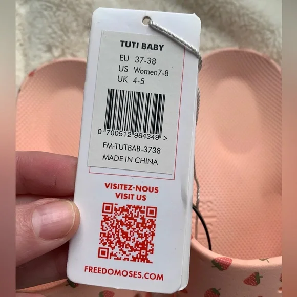 Freedom Moses Tuti Baby Strawberry Slide Sandals - Picture 6 of 14